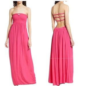 Area Stars Kelli Strapless Maxi Dress Size Small